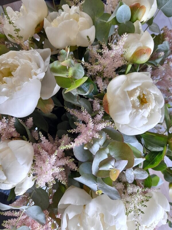 Composition de fleurs de saison