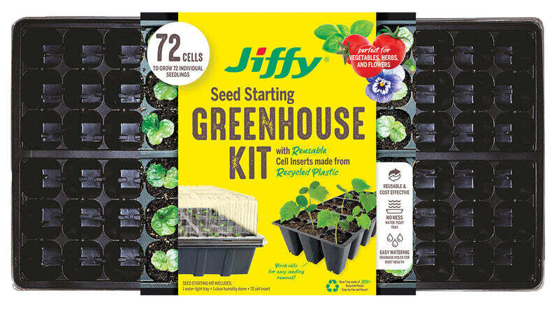 Jiffy Seed Starter Greenhouse 72 Cell