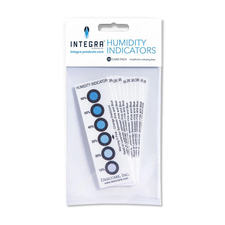 Integra Humidity Cards 10%-60% 10Pk