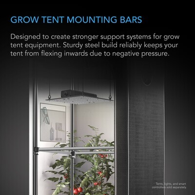 Grow Tent Mounting Bars for Indoor Grow Spaces 5x5