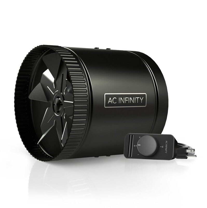 AC Infinity Raxial S8 Booster Fan W/ Speed Controller