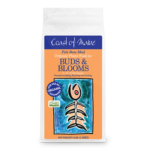 Coast of Maine Fish Bone Meal Organic Plant Food 5-13-0 W/ 18% Calcium 3lb