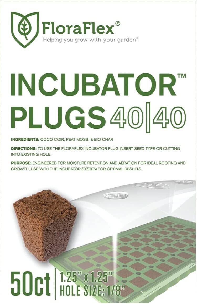 FloraFlex Incubator Plugs 40/40