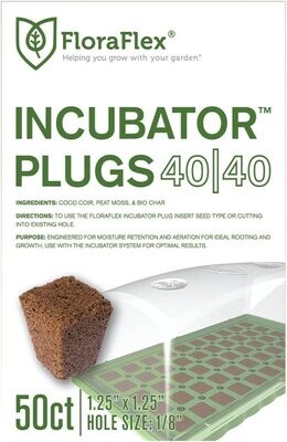 Incubator Plugs 40/40