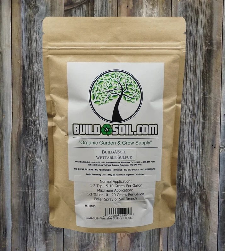 BuildASoil - Wettable Sulfur 1lb