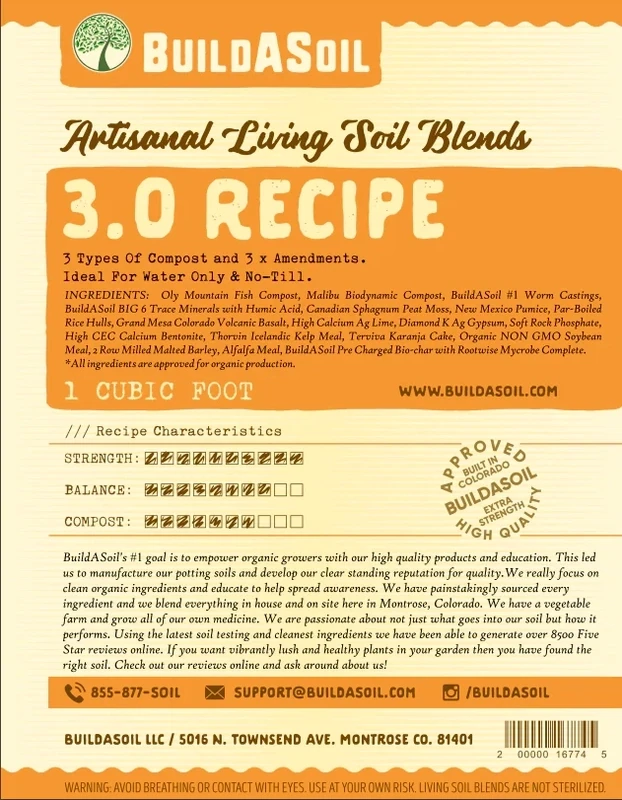 BuildASoil Potting Soil Version 3.0 1cf