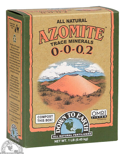 DTE AZOMITE SR POWDER 0-0-0.2 OMRI