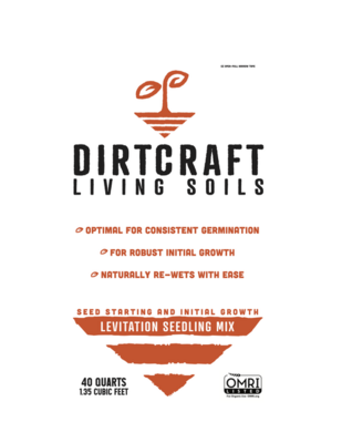 Dirtcraft Organics Levitation Seedling Mix 8qt