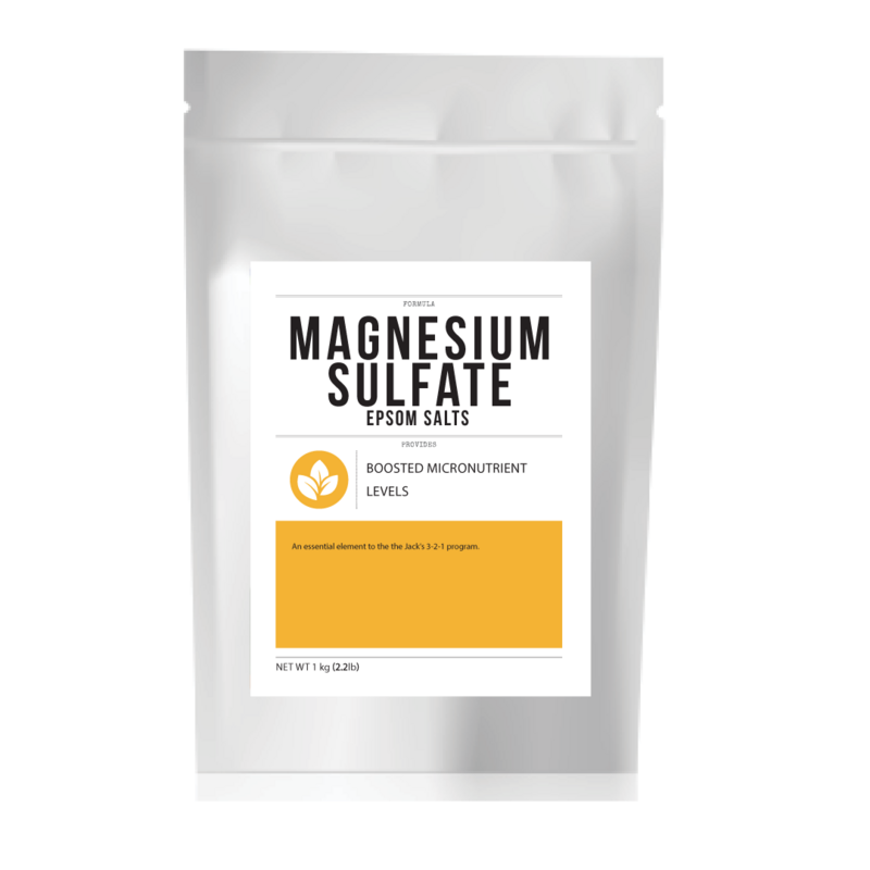 Jack&#39;s Nutrients Magnesium Sulfate Epsom Salt 1kg