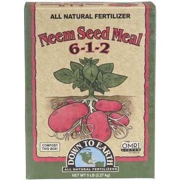 DTE NEEM SEED MEAL 6-1-2 5LB *OMRI*