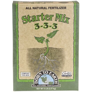 DTE STARTER MIX 3-3-3 W/MYCO 5LB *OMRI*