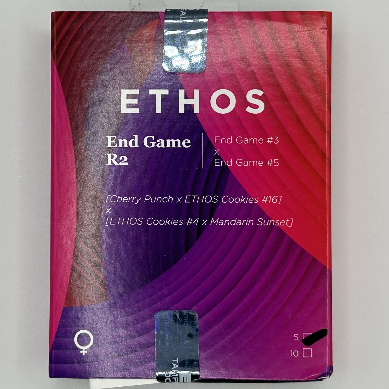 END GAME R2 5 pack- END GAME #3 x END GAME #5 (CHERRY PUNCH X ETHOS COOKIES #16) x (ETHOS COOKIES #4 X MANDARIN SUNSET)