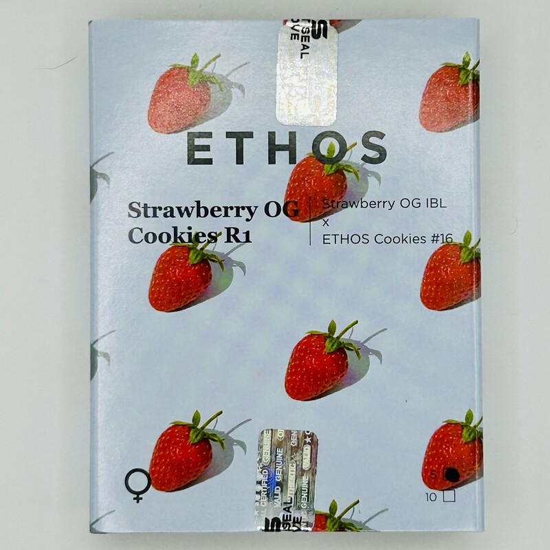 Ethos Strawberry OG Cookies R1 (F,ID) 5 Pack