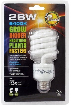 26W SunBlaster CFL 6400K