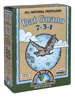 DTE Bat Guano 7-3-1 2lb *OMRI*