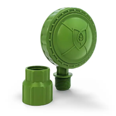 FloraFlex MICRO DRIP | 16-17MM LATERAL FLUSH VALVE - 1/2&quot; NPT W/ 1/2&quot; TO 3/4&quot; FPT ADAPTER
