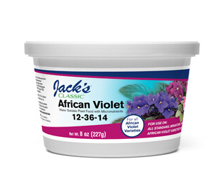 Jack&#39;s Nutrients Classic 12-36-14 African Violet 8oz