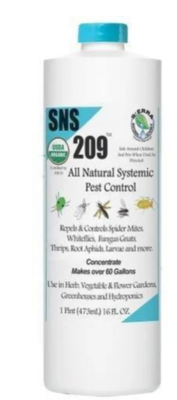 SNS 209 Systemic Pest Control Concentrate, 1 pt Sierra Natural Science