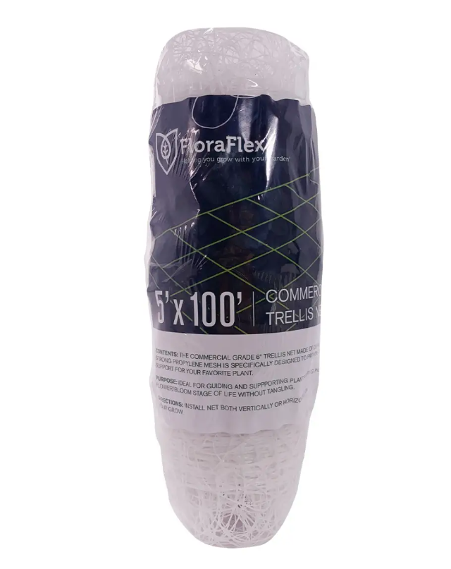 Floraflex Plant Support | Hard Trellis - 6&quot; - 5ft x 100ft