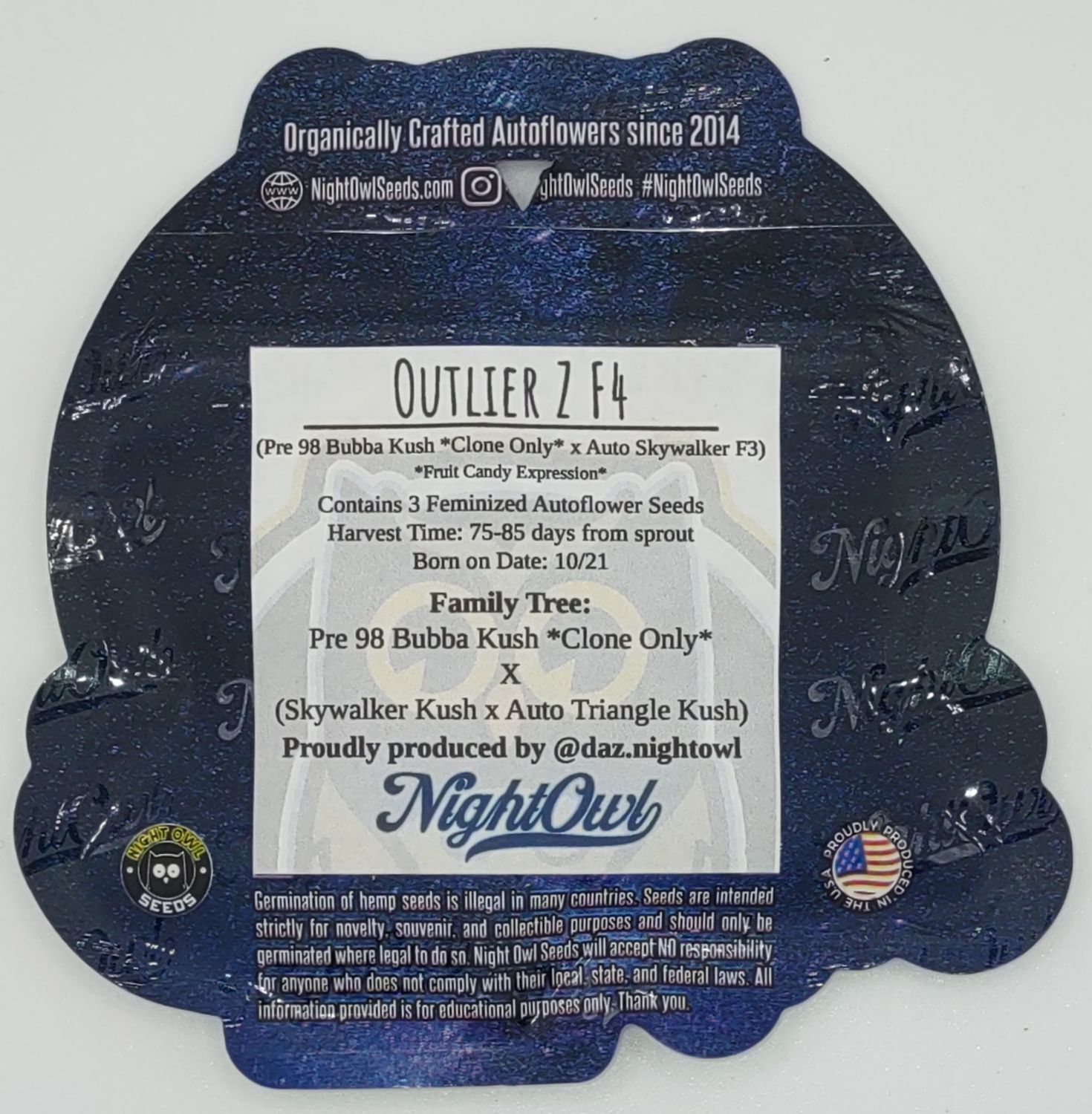 NightOwl Outlier Z F4 AUTO 3 Pack (F)