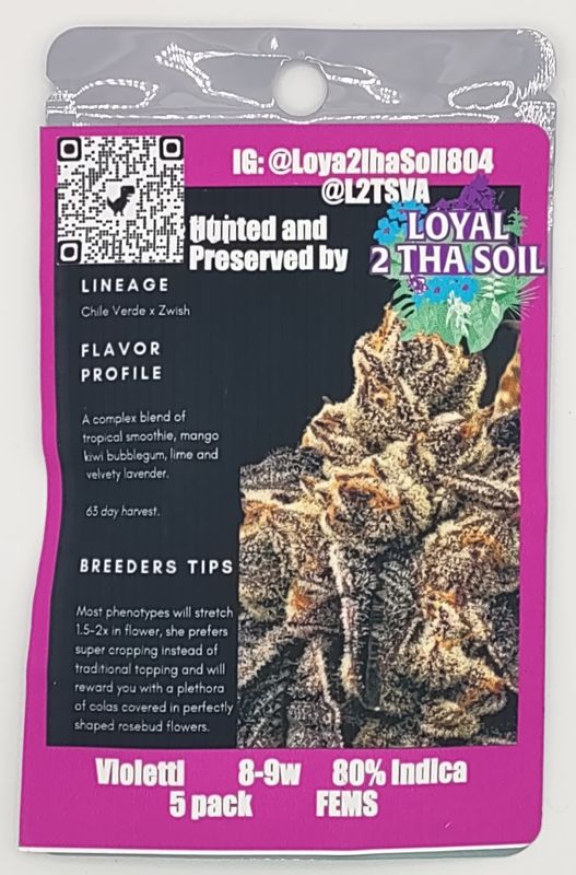 Loyal2ThaSoil Violetti (F,ID) 5pk