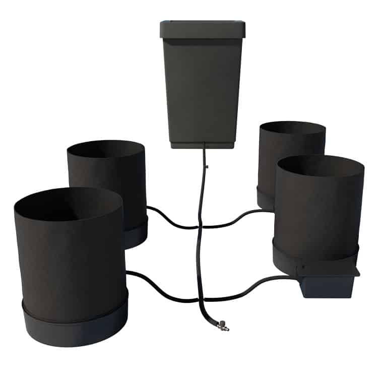 GeoPot 4 System - 3gal Pots w/ 12.4 gal Reservoir