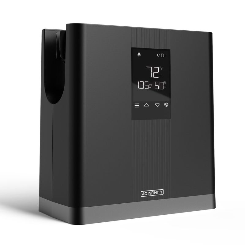 AC Infinity THERMOFORGE T3, ENVIRONMENTAL PLANT HEATER, SMART VPD CONTROLS, TRUE 10 HEAT LEVELS, TUBING EXTENDS INTO GROW TENT