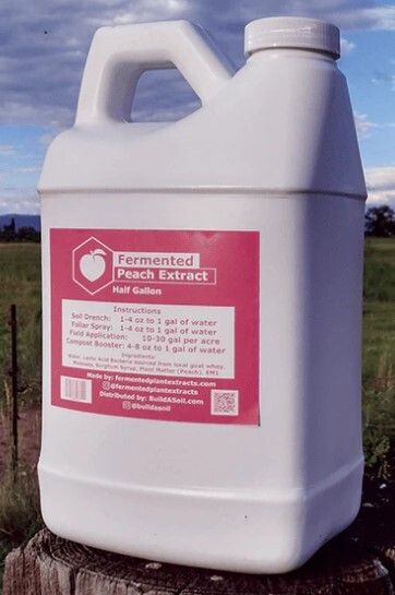 BuildASoil Liquid Peach Extract - 1/2 Gallon
