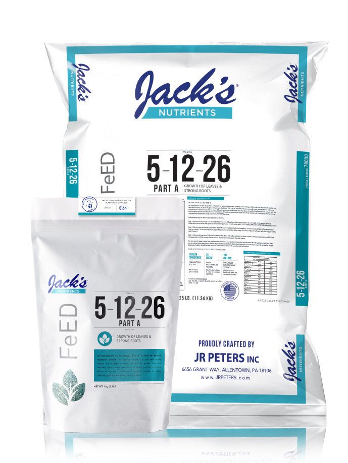 Jack&#39;s Nutrients 5-12-26 Part A 1kg