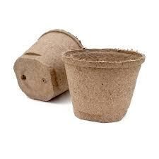 Jiffy Peat Pots 4 in. round x 4 in. deep