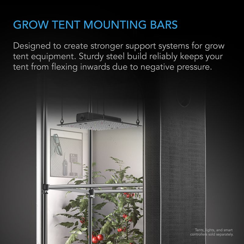 AC Infinity Grow Tent Mounting Bars for Indoor Grow Spaces 5x5