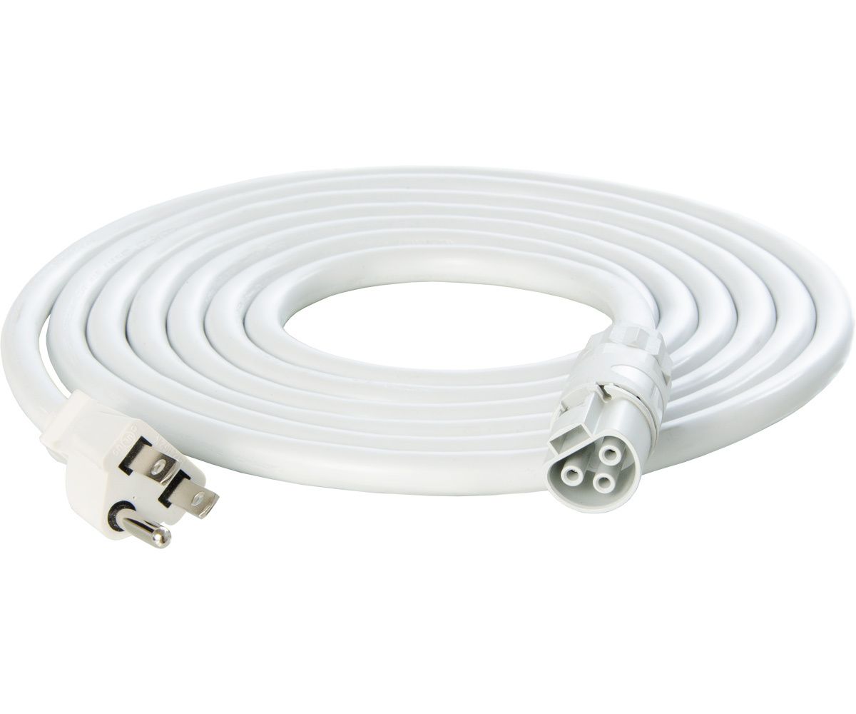 PHOTOBIO X White Cable Harness, 16AWG 110-120V Plug, 5-15P, 10&#39;