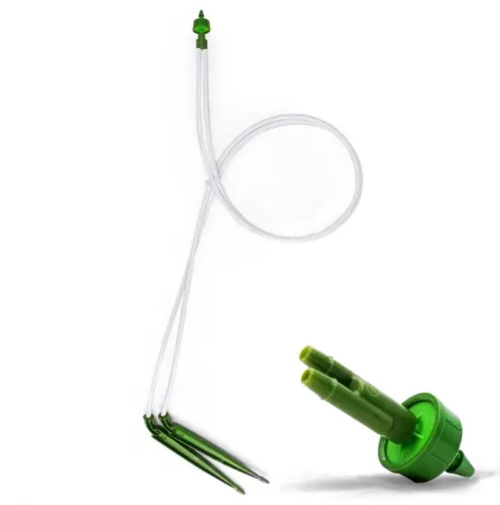 Micro Drip | 24&quot; 2-Way Parallel Split Micro Tube Dripper Assembly