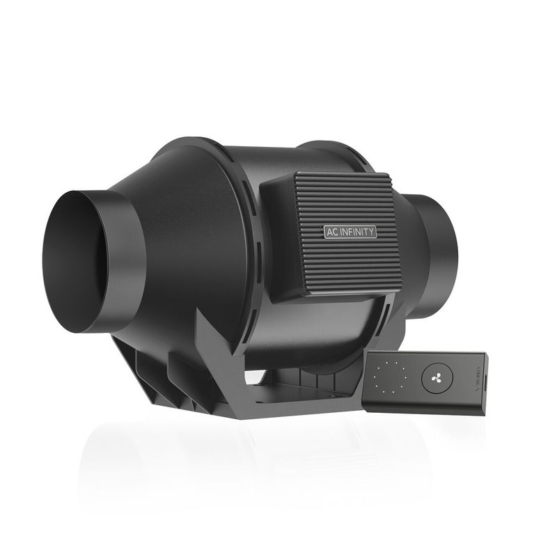 AC Infinity CLOUDLINE A4, QUIET INLINE FAN WITH SPEED CONTROLLER, 4-INCH