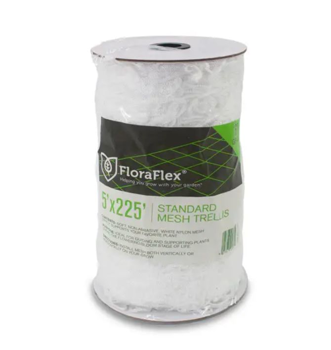 Plant Support | Mesh Trellis Net | 5ft x 225ft  - 6 in Square