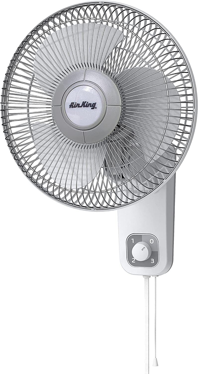 Air King 12&quot; Oscillating Wall Mount Fan