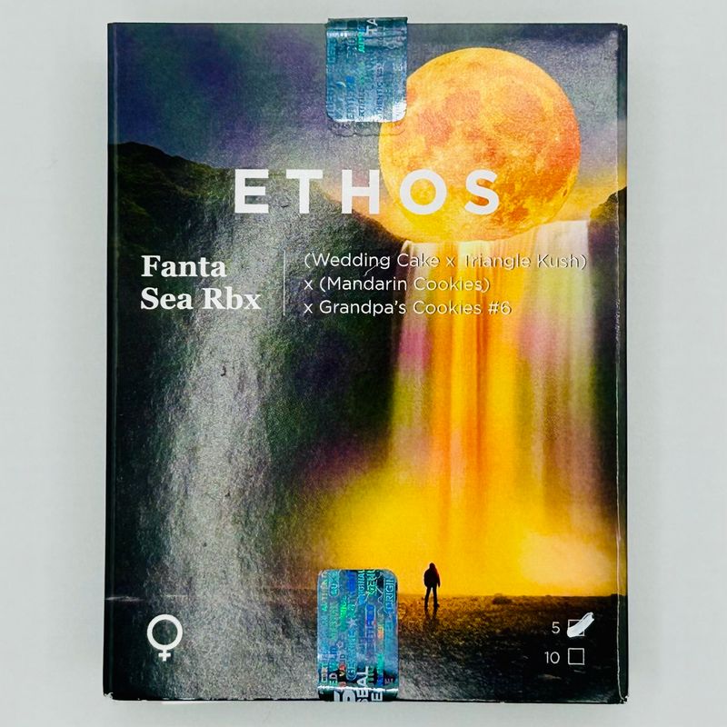 Ethos Fanta Sea Rbx (F) 5 Pack (WEDDING CAKE X TRIANGLE KUSH) x (MANDARIN COOKIES) x GRANDPA&#39;S COOK…