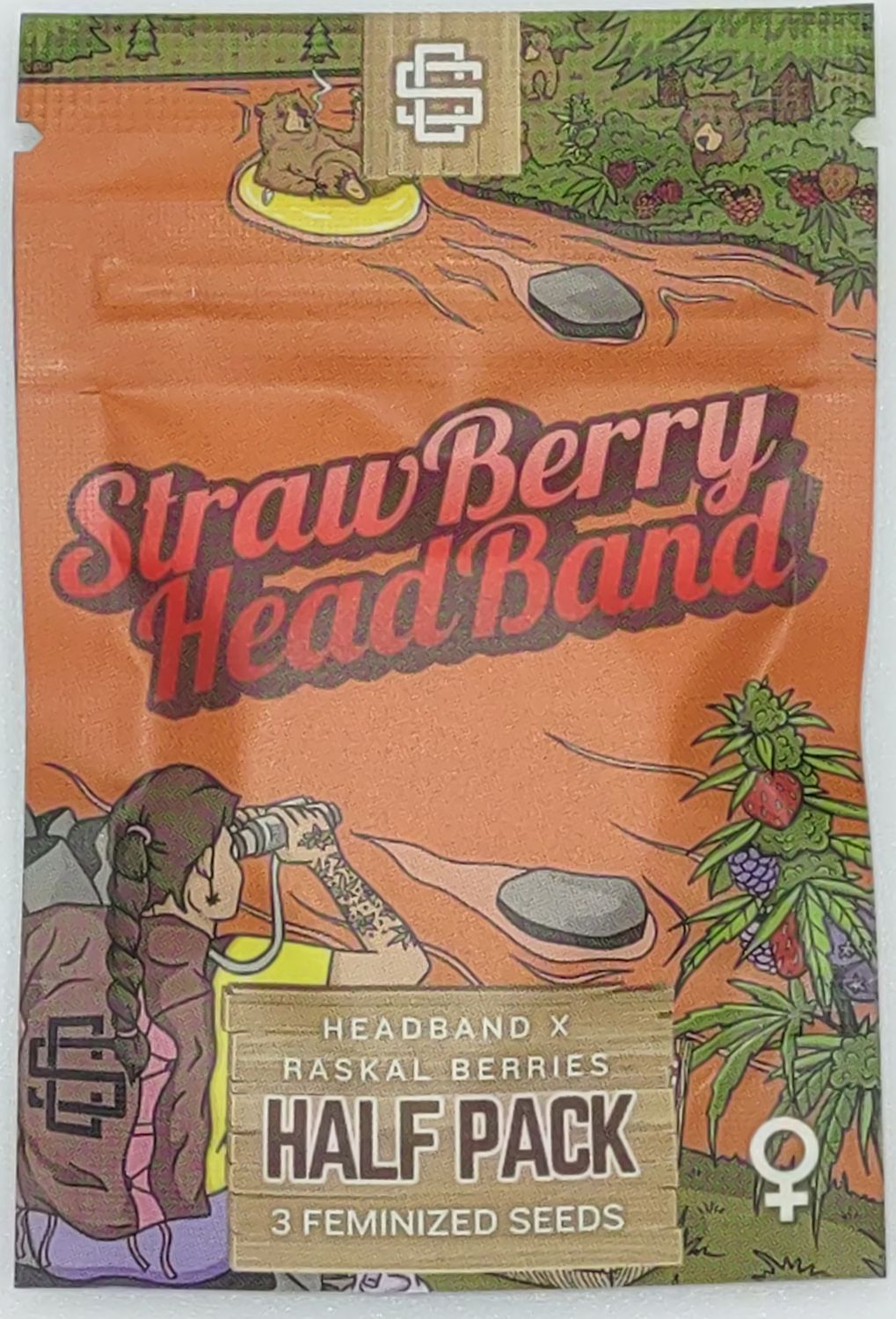 Sin City Seeds Strawberry Headband (F,HY) 3 Pack