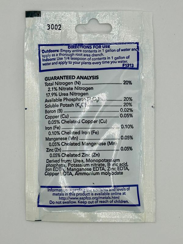 Jack's Nutrients 12 Gram 20-20-20