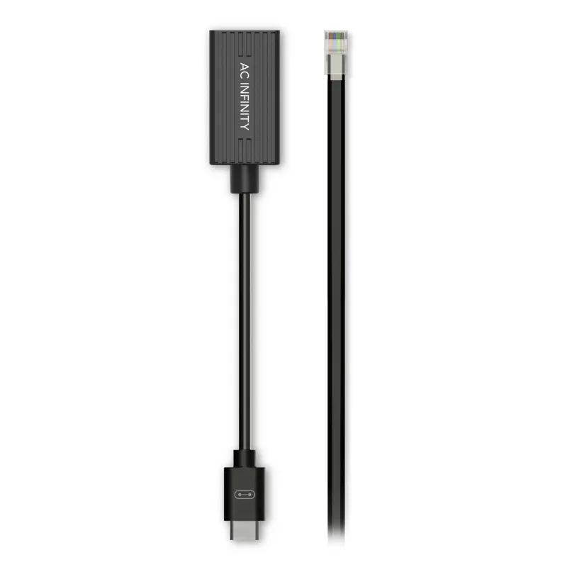 AC infinity UIS Lighting Adapter Type-A, for RJ11/12 Connector Lights with PWM or 0-10V Dimmers