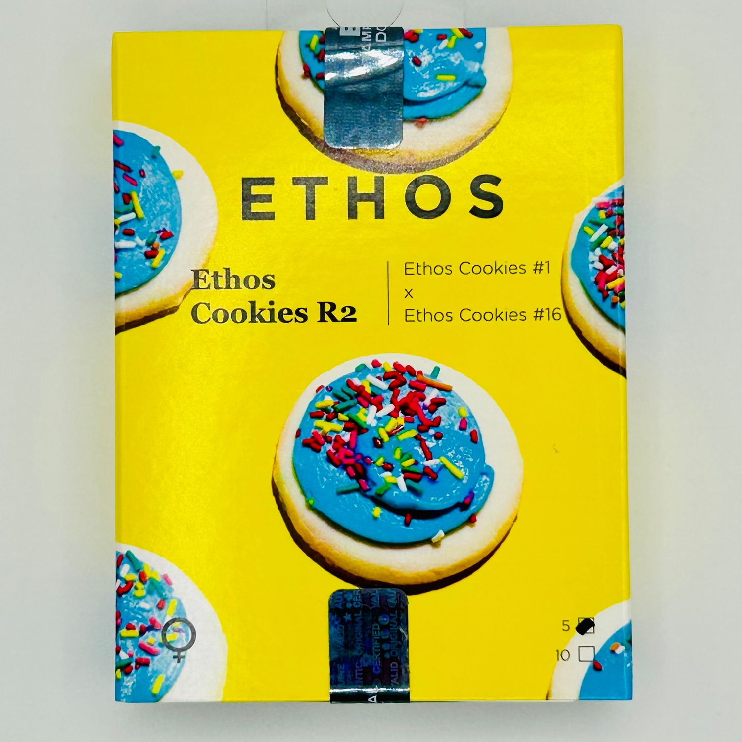 ETHOS COOKIES R2 5 pack; ETHOS COOKIES #1 x ETHOS COOKIES #16