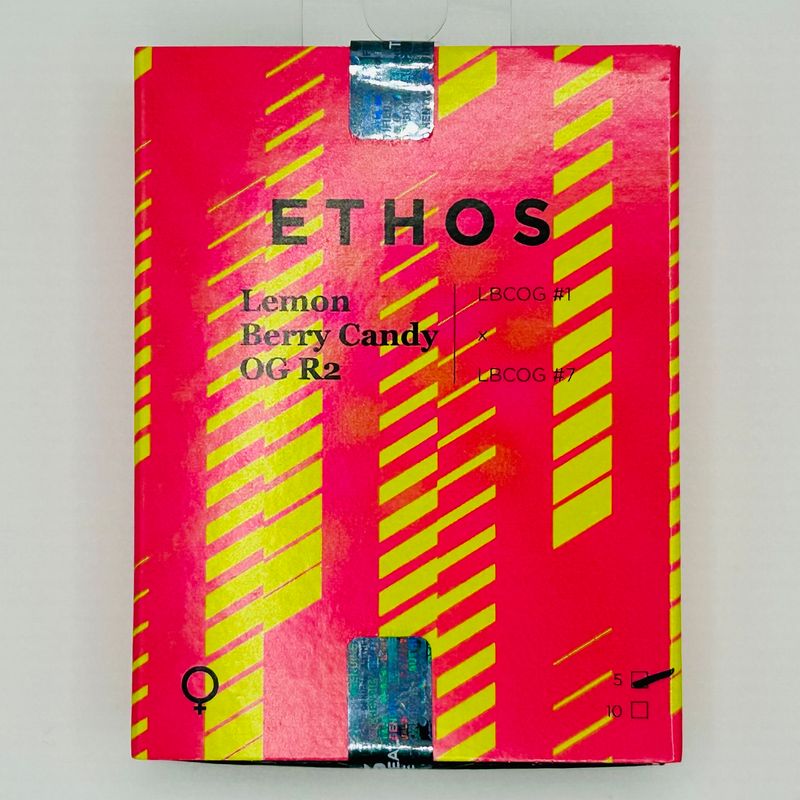 Ethos Lemon Berry Candy OG R2 (F) 5 Pack- LBCOG #1 x LBCOG #7