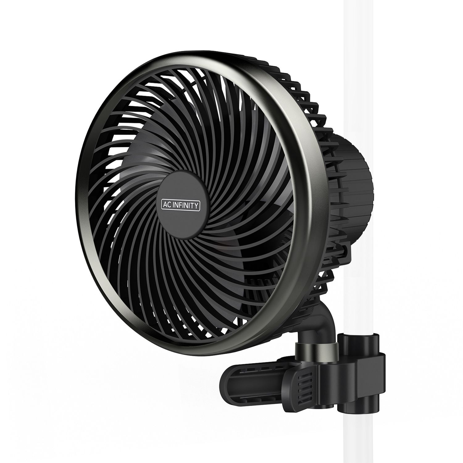 AC Infinity CLOUDRAY A6, GROW TENT CLIP FAN 6” WITH 10 SPEEDS, EC-MOTOR, MANUAL SWIVEL