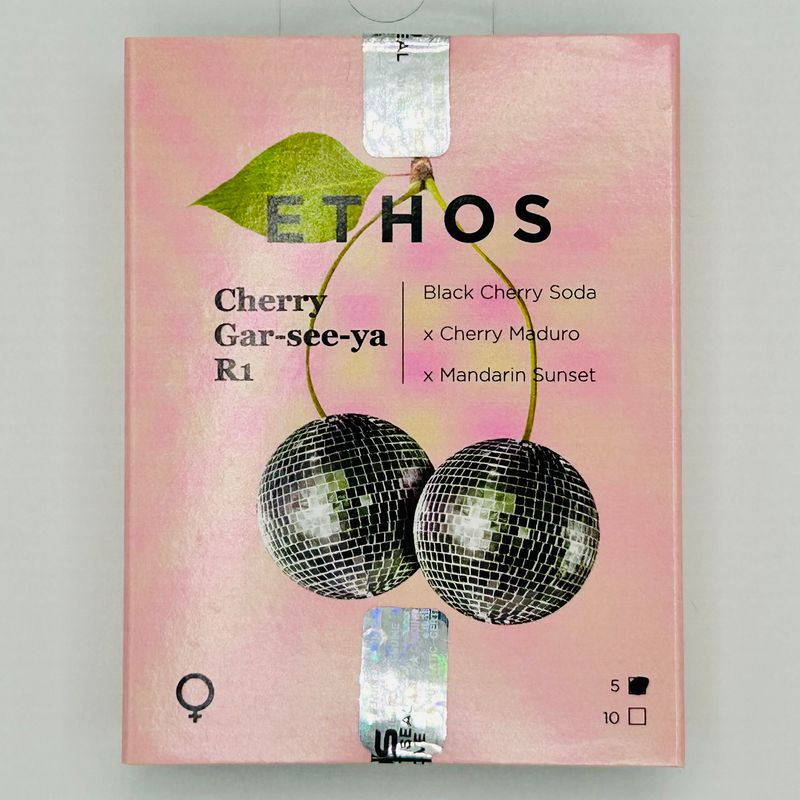 CHERRY GAR-SEE-YA R1 BLACK CHERRY SODA x CHERRY MADURO x MANDARIN SUNSET