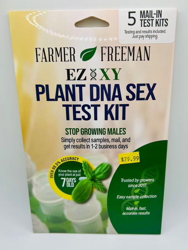 Farmer Freeman EZ-XY Plant DNA Sext Test Kit 5pk