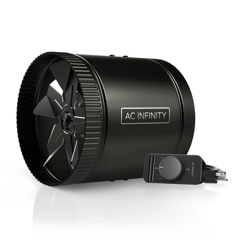 AC Infinity Raxial S8 Booster Fan W/ Speed Controller