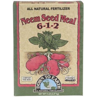 DTE NEEM SEED MEAL 6-1-2 5LB *OMRI*