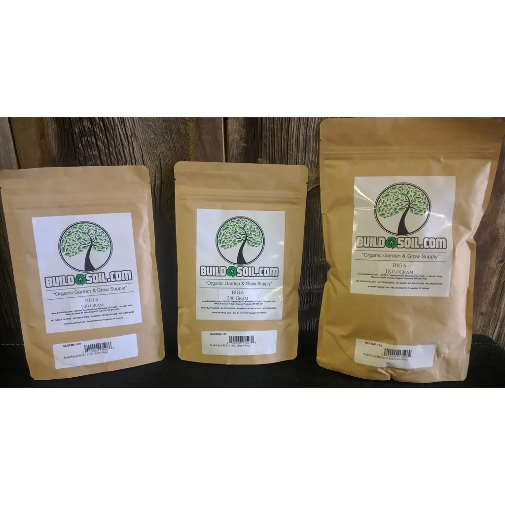 BuildASoil BIG 6 Micronutrients + Humic Acid 100g
