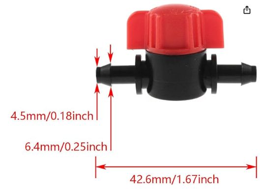 1/4" Inline Tap Valve