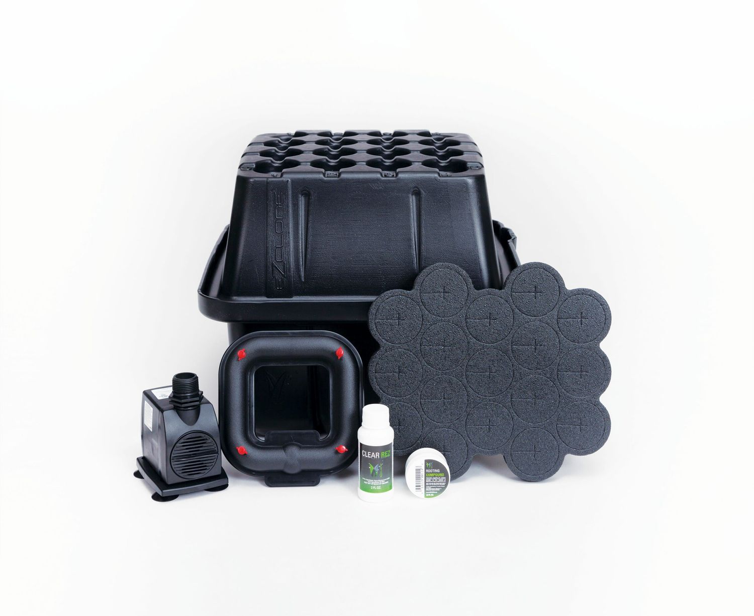 EZ-Clone 16 Site LowPro Black